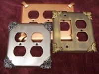 Switchplates in 38 custom finishes