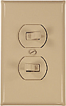 Toggle switches left and right can be used