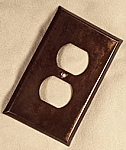 Copper Patina Switch Plates