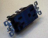 AP-5325-E Black Decora Outlet 15 amp