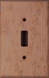 Birdseye Pine wood switchplates