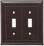 Bronze Border light switch covers - outlet covers - USA Made