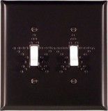 Bronze Star Design Light Switch Covers - Outlet Covers - USA Made