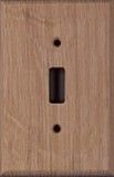 White Oak Vertical Grain Unfinished Wood Switch Plates