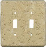 Simulated Stone custom switch plate covers in 11 Colors - USA Made