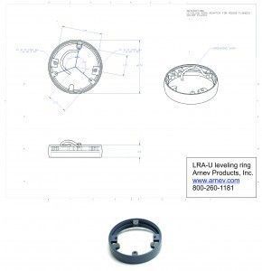 AP-LRA-U Universal Leveling Ring cut sheet