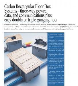 APC-E976RFB (3-pack) Floor Boxes Sold only in a 3 pack for $329.90 complete with devices.