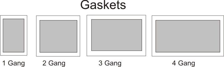 glass switch plate gaskets