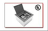 Super Pocket AV Box for wood or concrete floors
