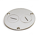 AP-523-DP-NS Nickel Silver Floor Box Cover