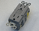 Gray light socket image in 15 amp.