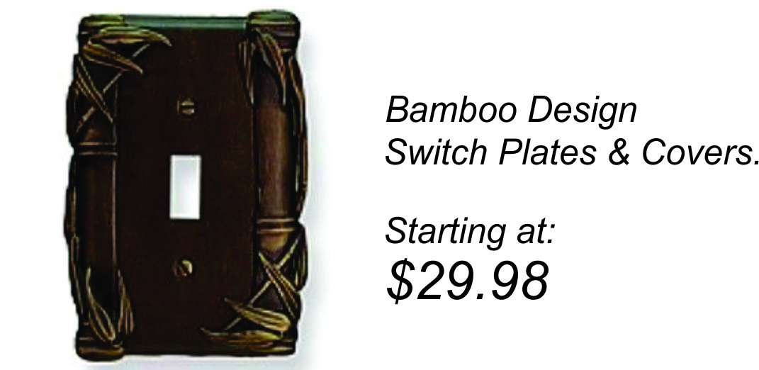 BAMBOO SWITCH PLATES
