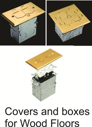 Floor boxes for wood