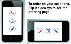 Cellphone ording? Flip the phone sideways