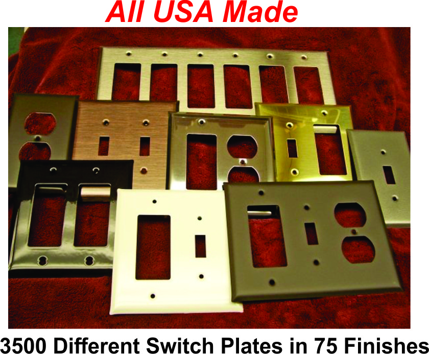 Arnev USA Made switch plates