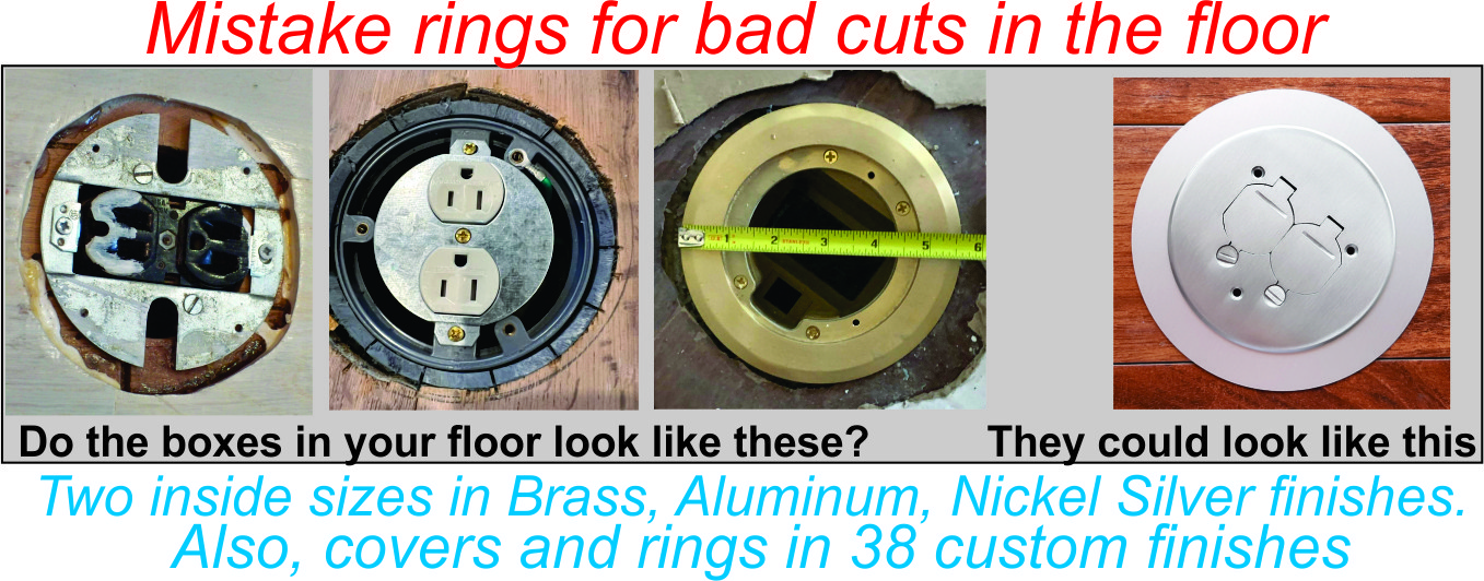 Mistake Rings for bad cuts in the floor