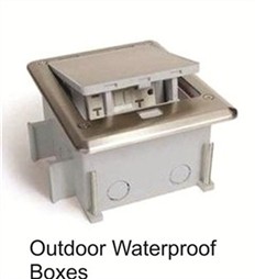 Outdoor floor box