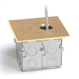 Floor Box that hides the cord in the box
