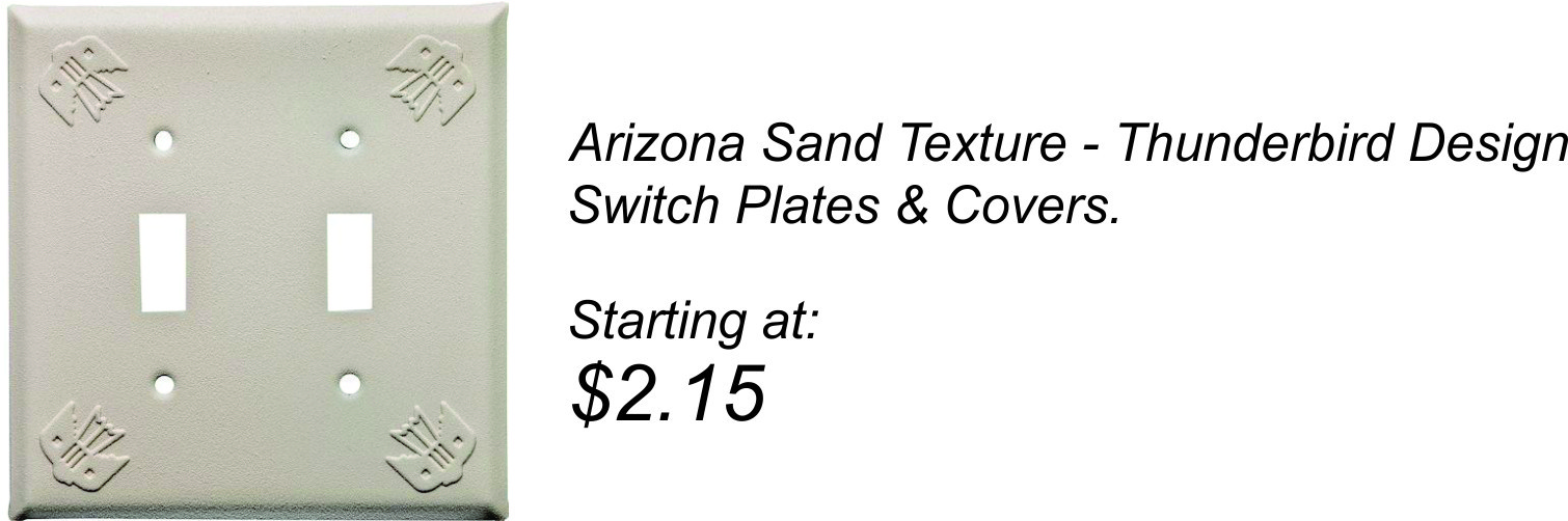 ARIZONA SAND DESIGN SWITCH PLATES