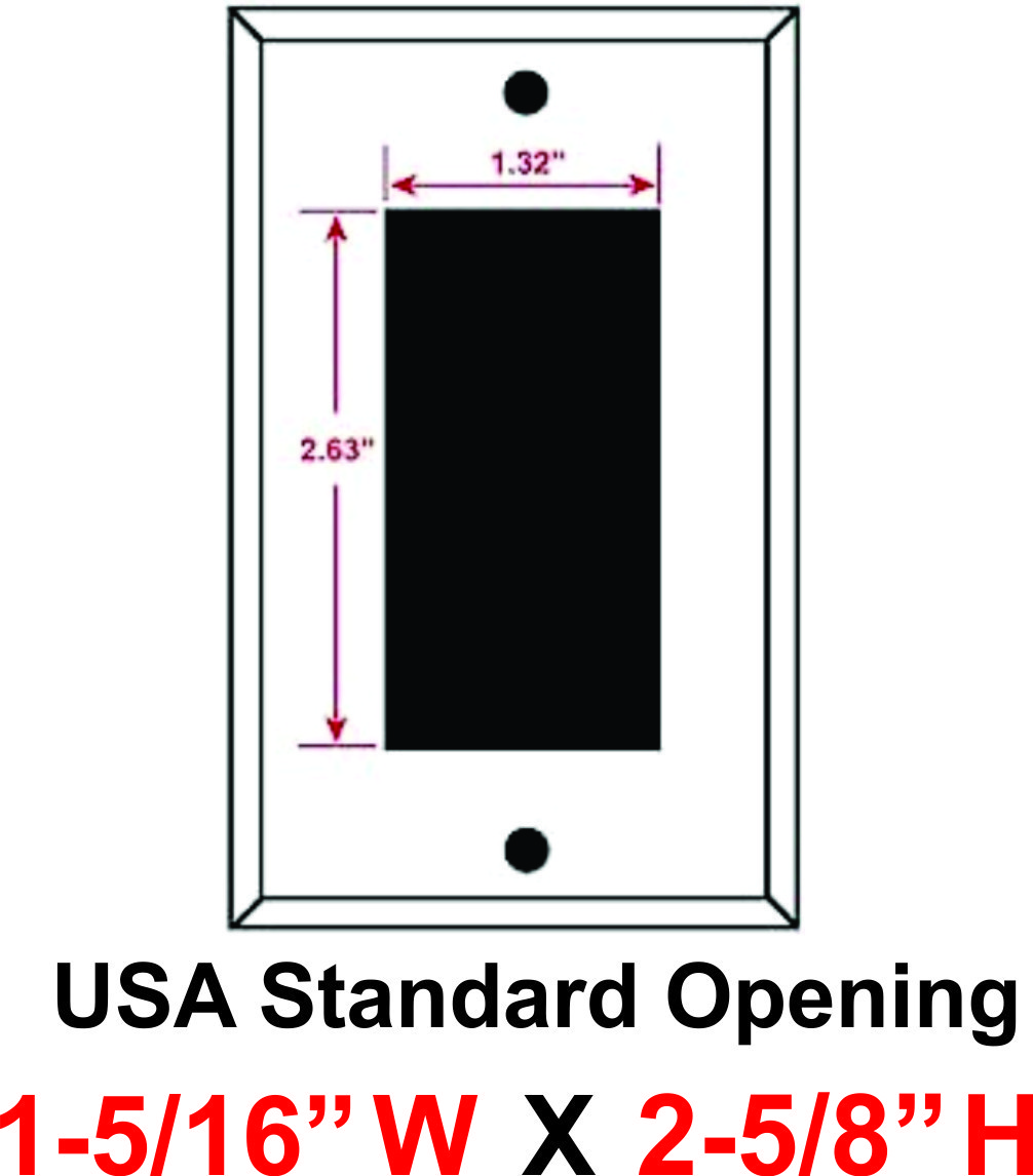 GF1 Standard Decora size opening
