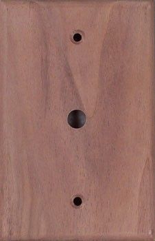 Walnut Wood Pattern Light Switch Covers Home Decor Outlet Made from Plastic