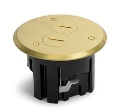 Plastic Floor Boxes with Brass or Aluminum Covers