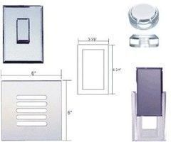 Mirrored Accessories-acrylic mirrored grills-dimmer knobs & more