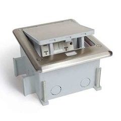 Outdoor waterproof floor boxes for concrete