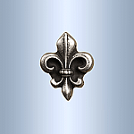 Fleur De Lis Design Cabinet Hardware