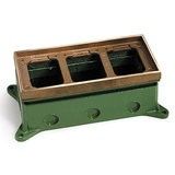 AP-1103-58 Deep Triple Gang Flush Mount box for Concrete