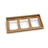 AP-1103-DBE Brass or Aluminum Floor box tile frame