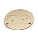 AP-523-DP Floor Box Cover in Brass or Aluminum