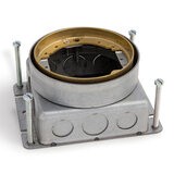 Shallow Flush Mount Round Floor Box for concrete floors