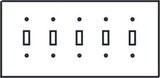 Five Toggle Light Switch Covers