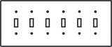 Six Toggle Light Switch covers