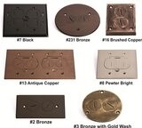 Custom Finished Floor Box Covers