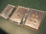 Acrylic mirrored low voltage switchplates