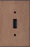 wall plate_switch cover_ african mahogany wood