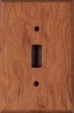 Brazilian Cherry Wood switch plates