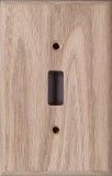 Butternut wood switch plates