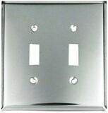 Shiny Chrome Switch Plates