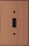 Douglas Fir Unfinished Wood Switch Plates