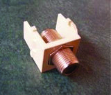 F-Connector for Cable TV, Nickel Plated, in 7 colors