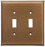 Hammered Copper Light Switch Covers