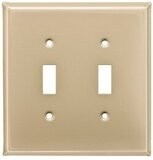 Ivory Finish Light Switch Plates