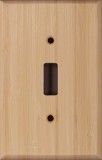 Light Bamboo wood switch plates