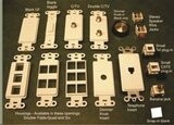 USB, Tel, Cat5/6, HDMI for Switch Plate Connectors