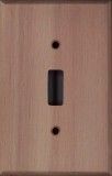 Lyptus wood switch plates