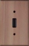 Lyptus wood switch plates