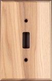 Pecan wood switch plates